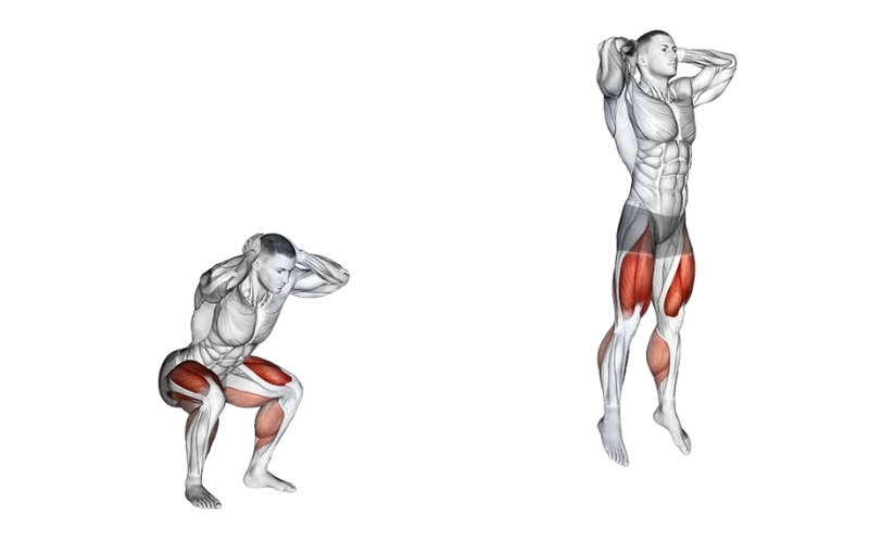 Jump Squat là gì? Cách tập Jump Squat đúng và hiệu quả nhất 1 Bài tập Jump Squat