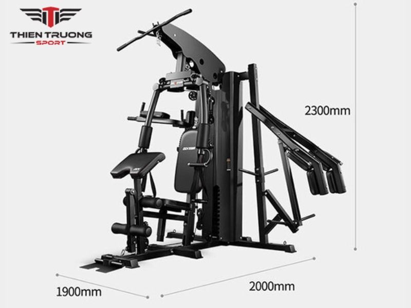 Kích thước giàn tạ đa năng tiêu chuẩn, chi tiết nhất