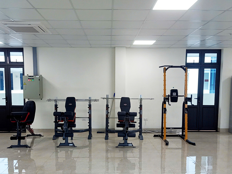 Hoàn thiện phòng tập tại Bộ Tư lệnh Tác chiến không gian mạng - Bộ Tư lệnh 86 Đông Dư Gia Lâm 3 thiết bị tập thể hình