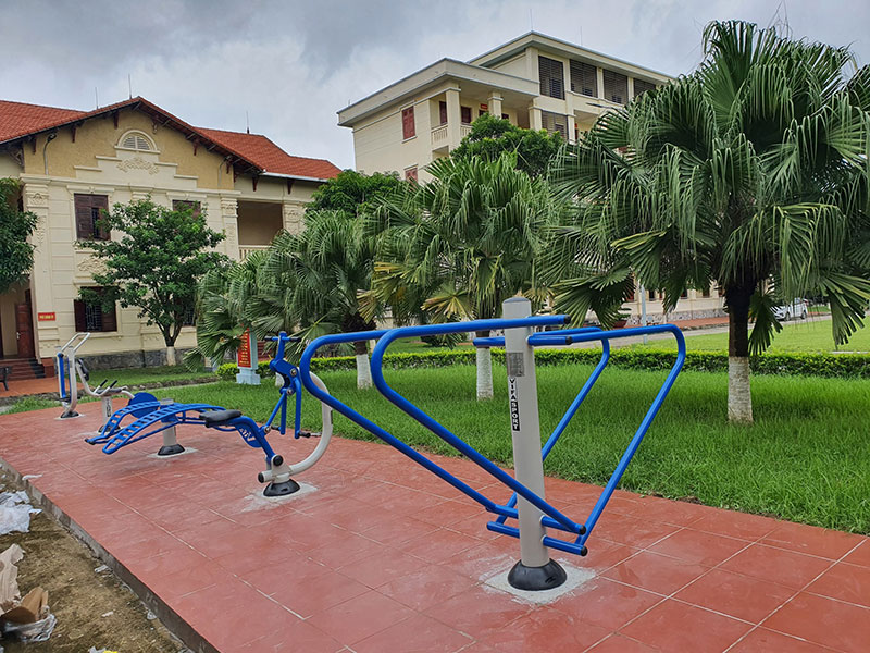 Lắp thiết bị thể thao ngoài trời tại Bộ CHQS tỉnh Bắc Giang 6 Lắp DCTT cho bộ CHQS Bắc Giang
