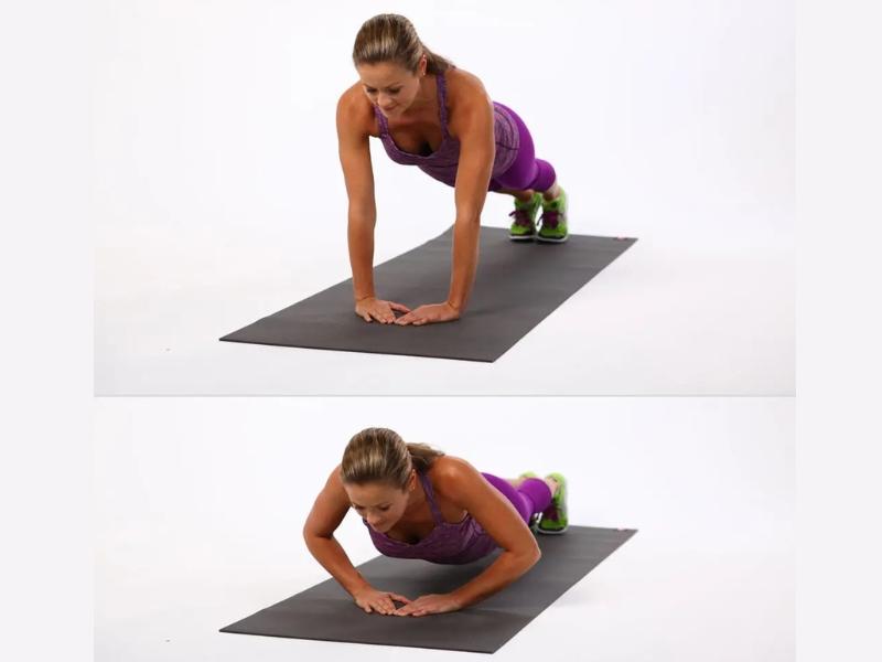 Push Up là gì? Hướng dẫn tập Push up cơ bản cho người mới 3 Bài tập Diamond Push Up
