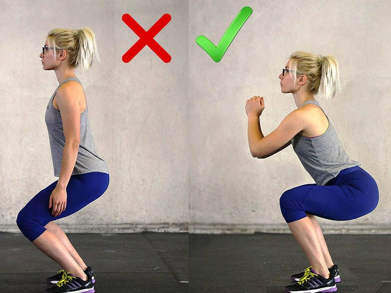 Tập squat đúng tư thế để đạt được hiệu quả tốt và tránh chấn thương