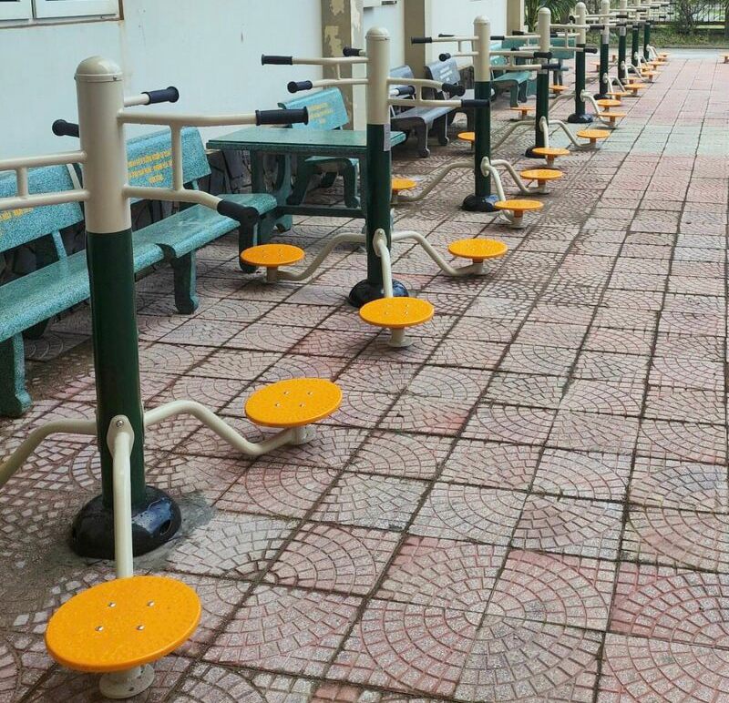 Lắp đặt dụng cụ thể thao ngoài trời tại Trung tâm điều dưỡng người có công miền Trung 3 Máy tập xoay eo HQ-603