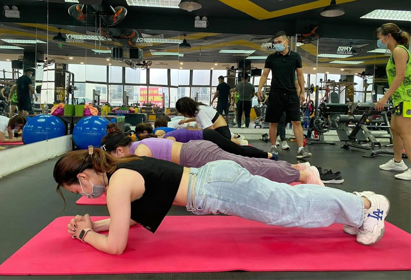 Các phòng tập gym Long Biên chất lượng, được yêu thích nhất 1 Phòng tập Army Fitness & Yoga