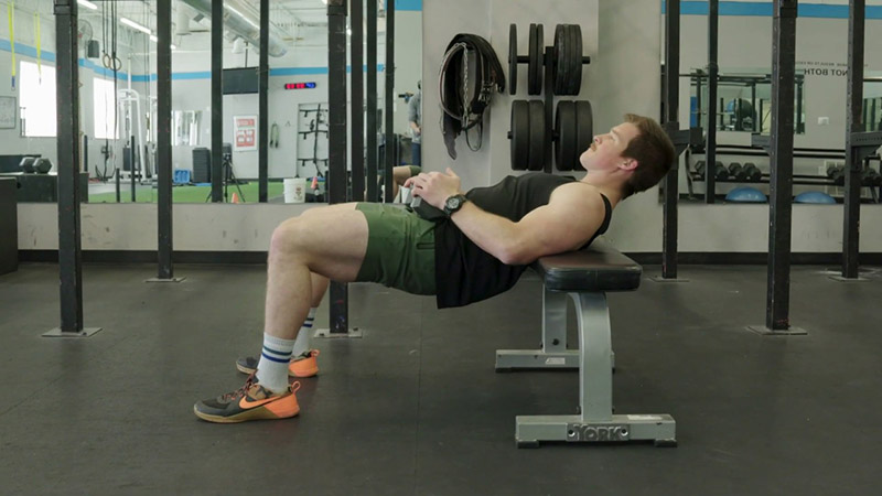 Dumbbell Hip Thrusts 