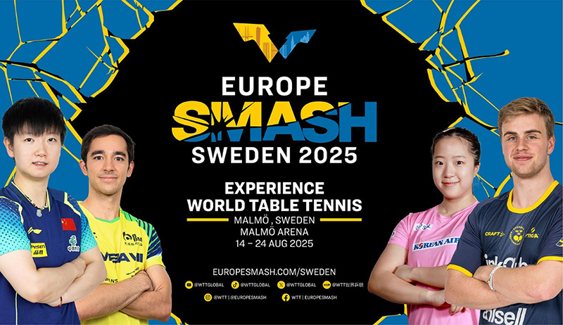 WTT Europe Smash 2025 - Giải Grand Smash bóng bàn đầu tiên tại châu Âu 1 Giải đấu WTT Europe Smash 2025