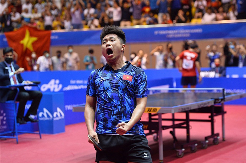 Tiểu sử và sự nghiệp của VĐV Nguyễn Đức Tuân bóng bàn 2 Nguyễn Đức Tuân tại SEA Games 31