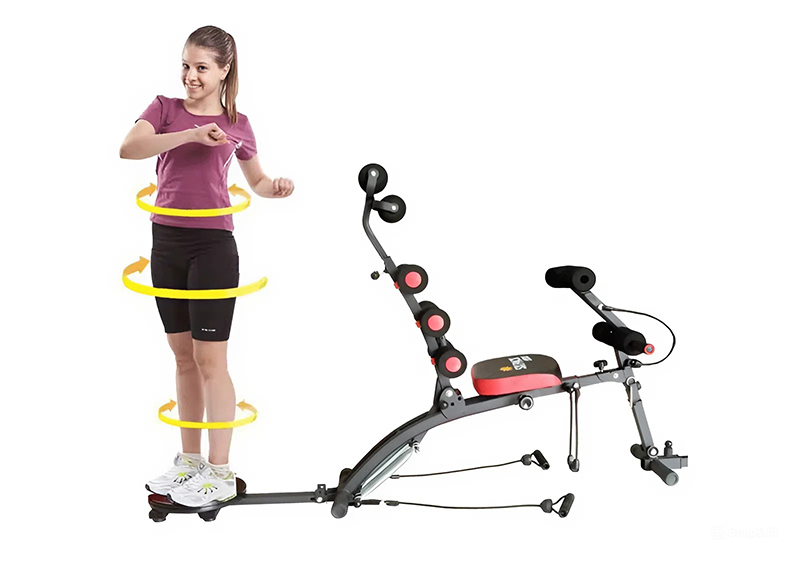 Tập với bàn xoay eo 