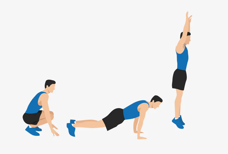 Động tác Burpee trong aerobic