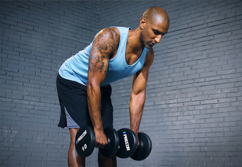Bài tập Dumbbell deadlift