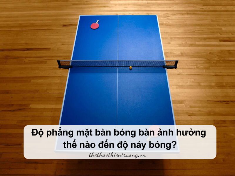 độ phẳng mặt bàn bóng bàn
