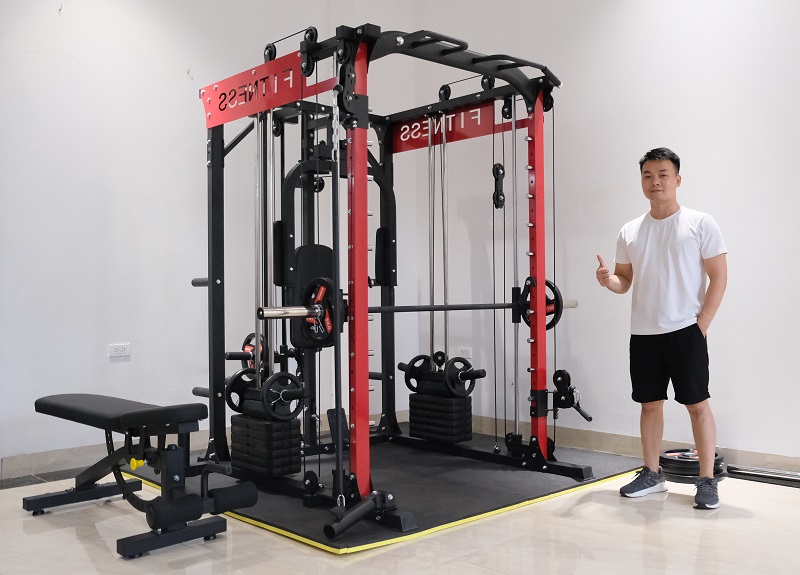 cấu tạo khung gánh tạ đa năng cơ bản