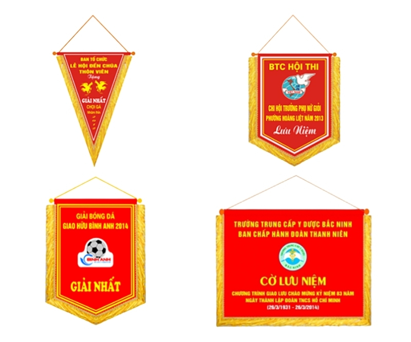Các mẫu cờ lưu niệm hội thao, sự kiện, hội nghị