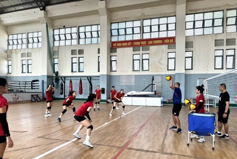Phụ kiện xe đựng bóng trong huấn luyện bóng chuyền