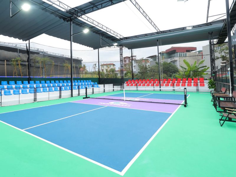 Thảm sân pickleball ngoài trời 