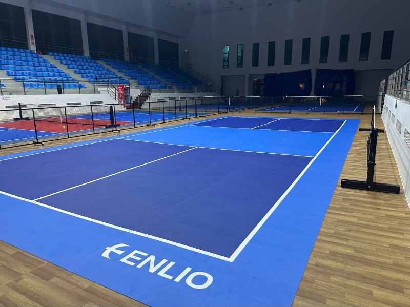 Thảm sân Pickleball sản xuất từ chất liệu bền bỉ mang đến trải nghiệm tối ưu cho người chơi