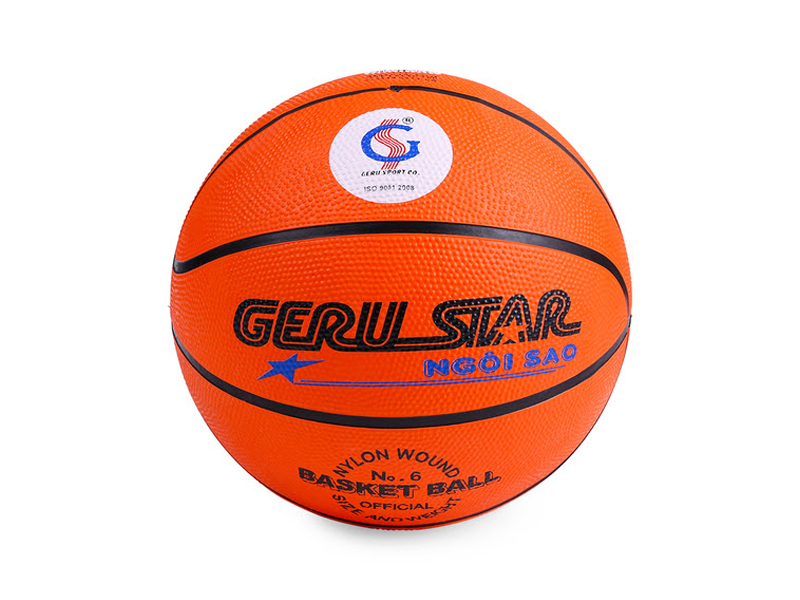 Quả bóng rổ cao su Gerustar số 6