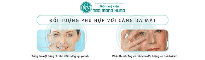 Căng da mặt bằng chỉ sinh học